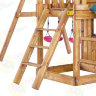 Детская игровая площадка для дачи Babygarden с балконом и закрытым домиком горка 1,8 метра