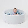Сухой бассейн для детей Romana Airpool MAX ДМФ-МК-02.54.01 серый